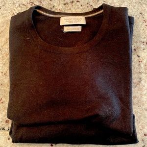 Brown Silk Cashmere Sweater - Banana Republic XL